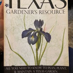 Texas Gardening Guide with Blue Iris Cover